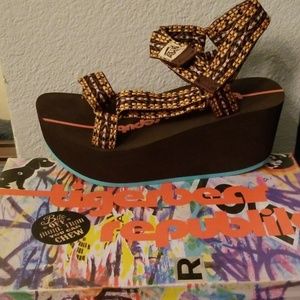 Tigerbear Republik sandal, size 6.5, color: brown
